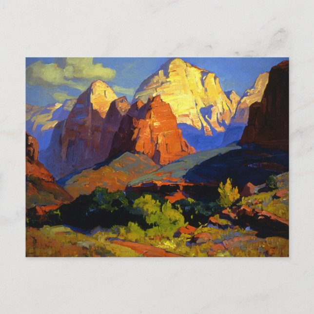 Cartão Postal Bischoff - Zion Park (Frente)