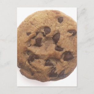 Cartão Postal biscoito-com-chocolate-chip-