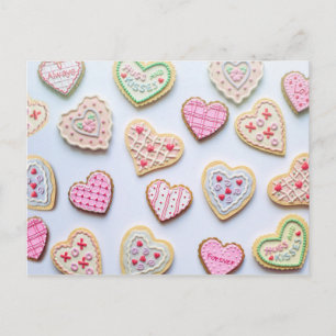 Cartão Postal Biscoito do coração