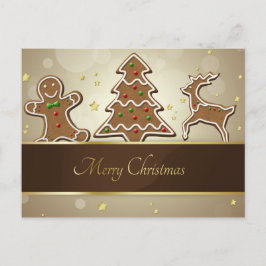 Cartão Postal Biscoitos de pão-de-gengala