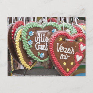 Cartão Postal Biscoitos decorativos de gengibre