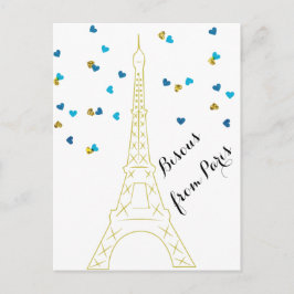 Cartão Postal Bisel do Cartão-postal de Paris