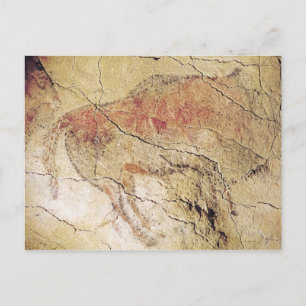 Cartão Postal Bison das Cavernas de Altamira, c.15000 a.C.