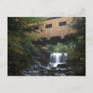 Cartão Postal Bissell Covered Bridge Mill Brook