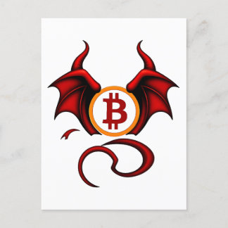 Cartão Postal Bitcoin Teufel