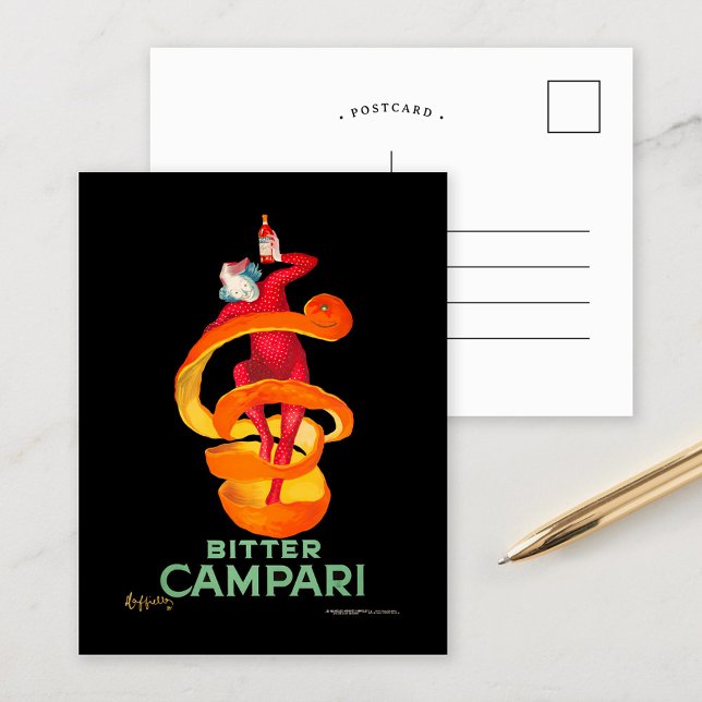 Cartão Postal Bitter Campari | Leonetto Cappiello (Criador carregado)