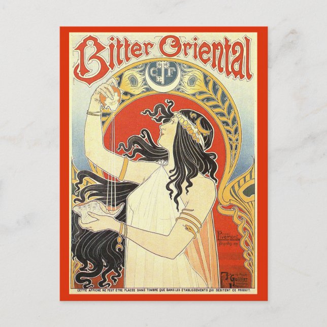 Cartão postal "Bitter Oriental" (Frente)