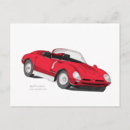 Cartão Postal Bizzarrini 5300 Spyder S.I.