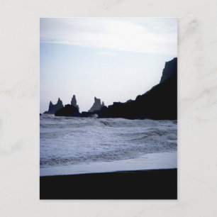 Cartão Postal Black Beach