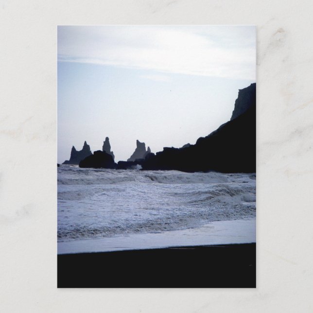 Cartão Postal Black Beach (Frente)