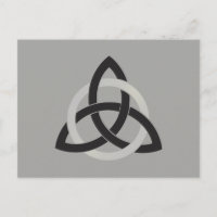 Black Cinza Trinity Knot Celtic