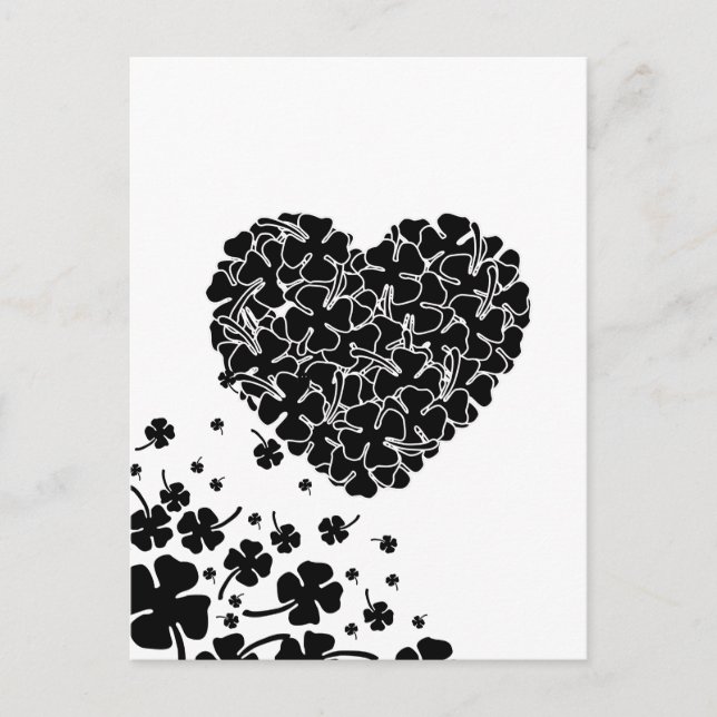 Cartão Postal Black Clover Heart (Frente)