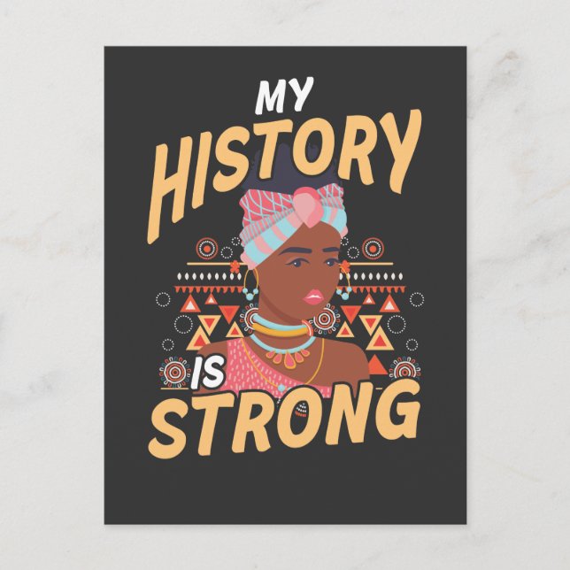 Cartão Postal Black Girls African Girl Afro American (Frente)