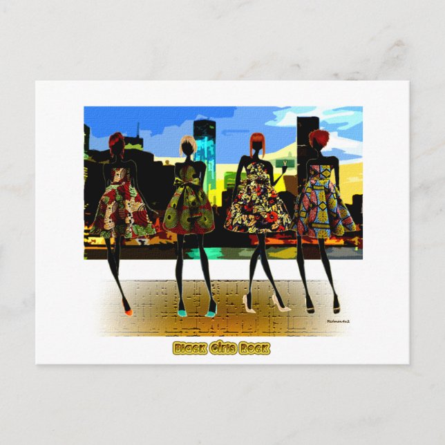 Cartão Postal Black Girls Rock! (Frente)