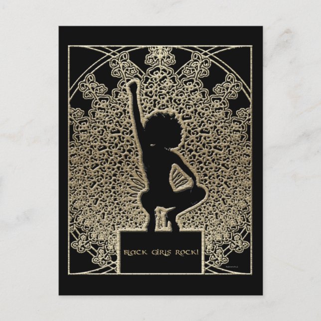 Cartão Postal Black Girls Rock! (Frente)