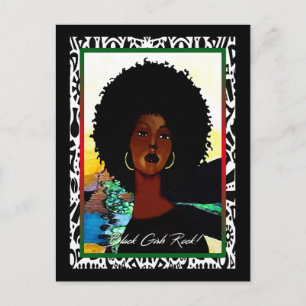 Cartão Postal Black Girls Rock!