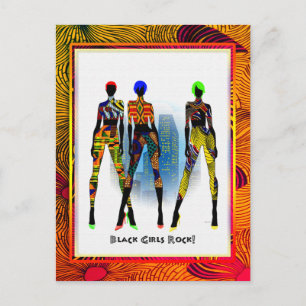 Cartão Postal Black Girls Rock!