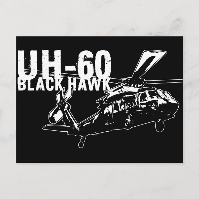 Cartão Postal Black Hawk (Frente)