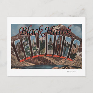 Cartão Postal Black Hawk, Colorado - Grandes Cenas de Letra