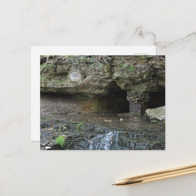 Cartão Postal Black Hawk Primavera Burlington, Iowa (Frente/Verso In Situ)