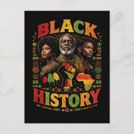 Cartão Postal Black History