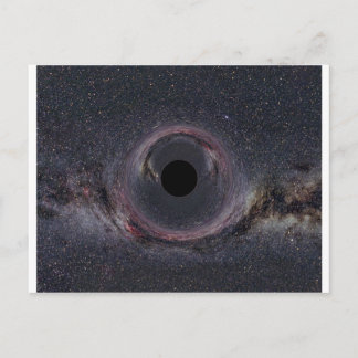 Cartão Postal Black Hole Milky Way