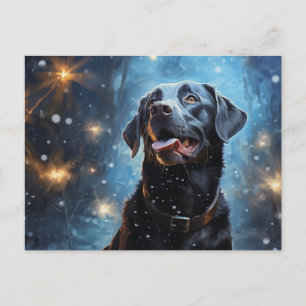 Cartão Postal Black Labrador Retriever