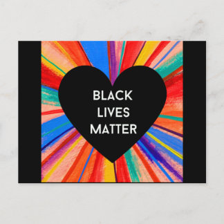 Cartão postal BLACK LIVES MATTER