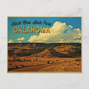 Cartão Postal Black Mesa Oklahoma