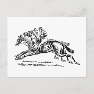 Cartão Postal BLACK n WHITE DERBY INVITATION