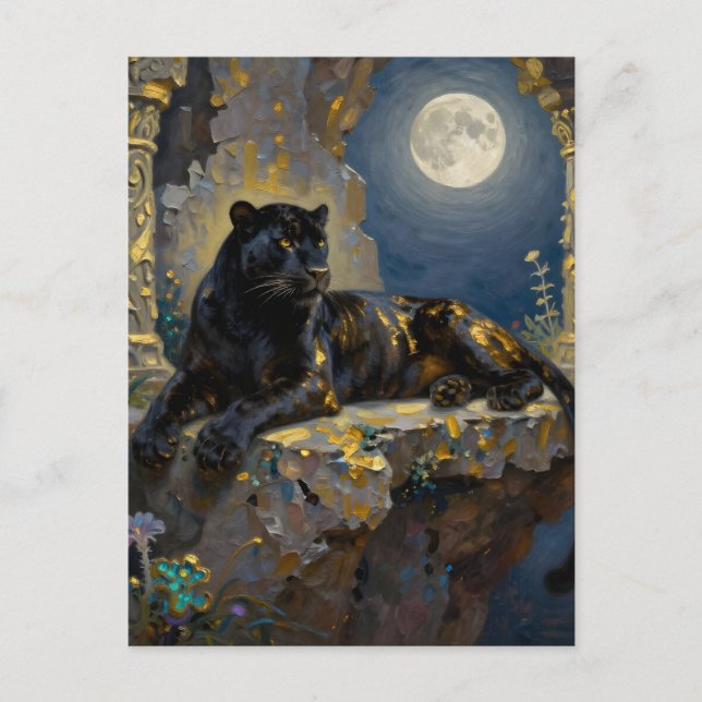 Cartão Postal Black Panther | Keeping in Touch (Frente)