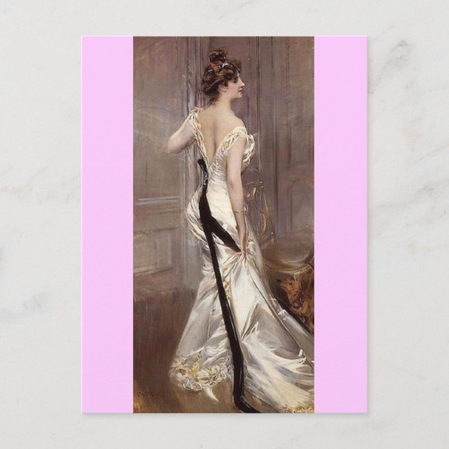 Cartão Postal Black Sash - Boldini (Frente)