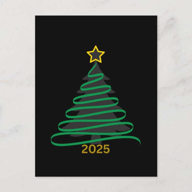 Cartão Postal Black Tree (Frente)