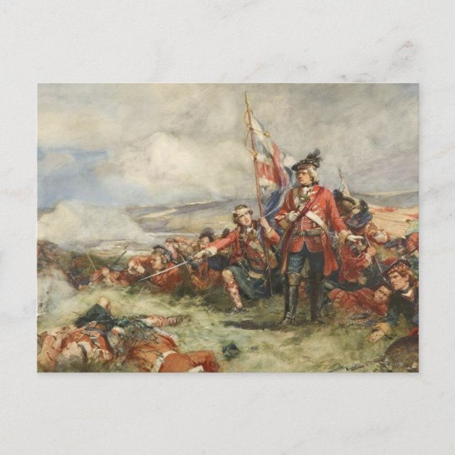 Cartão Postal Black Watch na Fontenoy (Frente)