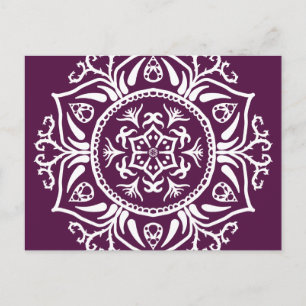 Cartão Postal Blackberry Mandala