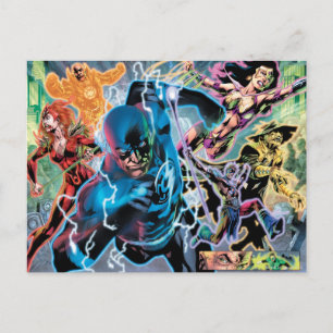 Cartão Postal Blackest Night Comic Panel - Color