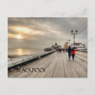 Cartão Postal Blackpool Pier English Seaside Resort