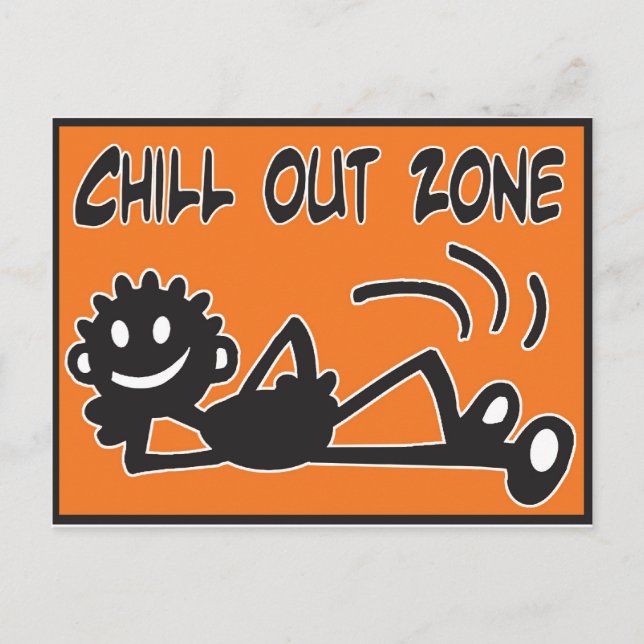 Cartão Postal Blacky Chill Out (Frente)