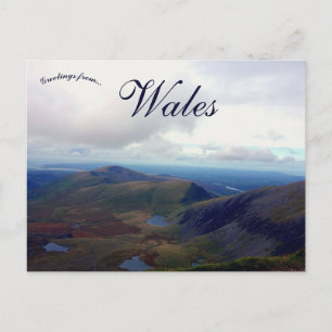 Cartão Postal Blaenau Ffestiniog Parque Nacional Snowdonia País 