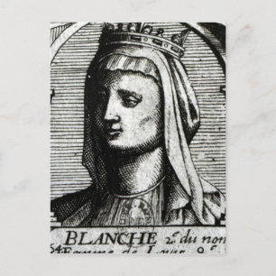 Cartão Postal Blanche de Castille Queen, França