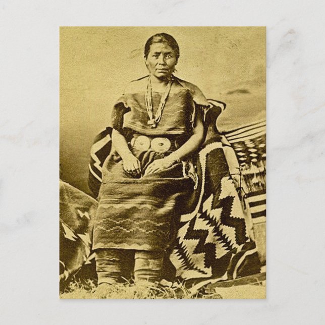 Cartão Postal Blanket Weaver (Frente)