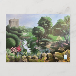 Cartão Postal Blarney Castle Gardens Irlanda
