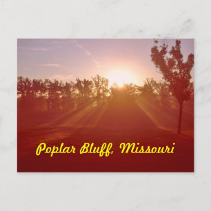 Cartão Postal Blefe Missouri do álamo