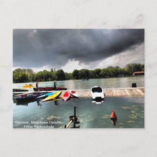 Cartão Postal Blick über den Maschsee, Hannover