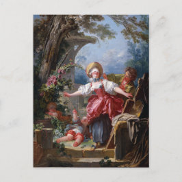 Cartão Postal Blind-Mans Bluff de Jean-Honore Fragonard