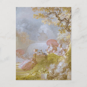 Cartão Postal Blind Man's Bluff de Jean Honore Fragonard Postcar