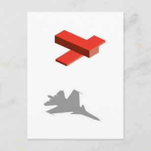 Cartão Postal Blocos de avião