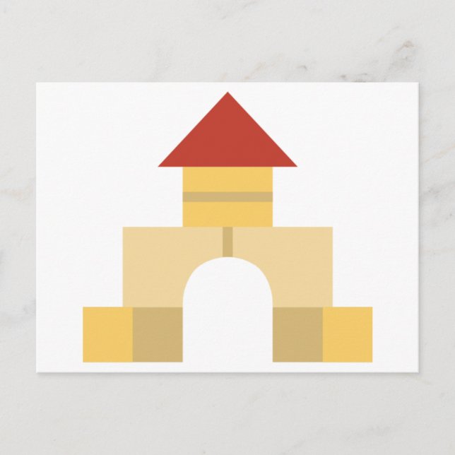 Cartão Postal blocos de construção (Frente)