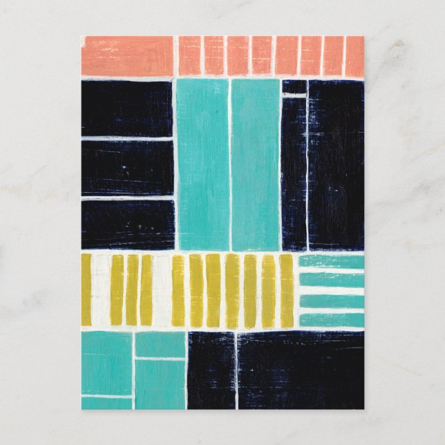 Cartão Postal Blocos Geométricos (Frente)