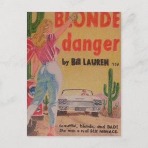 Cartão postal Blonde Danger